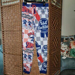 Pabst Blue Ribbon Mens Sleep Pants - Size Small - Brand new